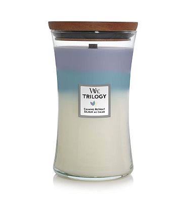 WoodWick Calming Retreat Large Jar Candle Trilogy