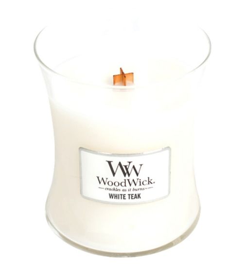 WoodWick White Teak Medium Jar Candle Core