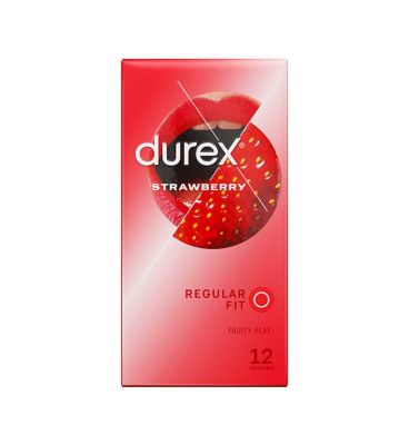Durex Emoji Strawberry Condoms - 12 Pack
