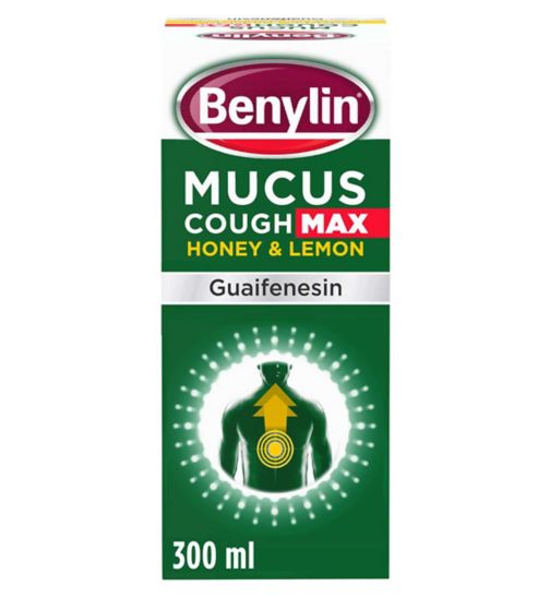 Benylin Mucus Cough Max Syrup - Honey & Lemon - 300ml