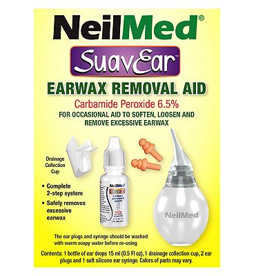NeilMed SuavEar Earwax Removal Aid - Carbamide Peroxide 6.5%