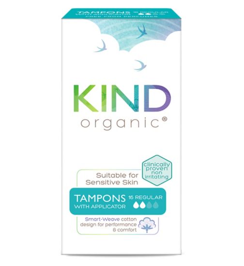 Kind Organic Applicator Tampons Regular 16s