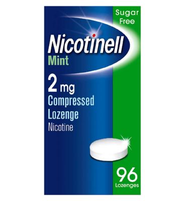 Nicotinell Nicotine Lozenge Stop Smoking Aid 2 mg Mint 96 Pieces