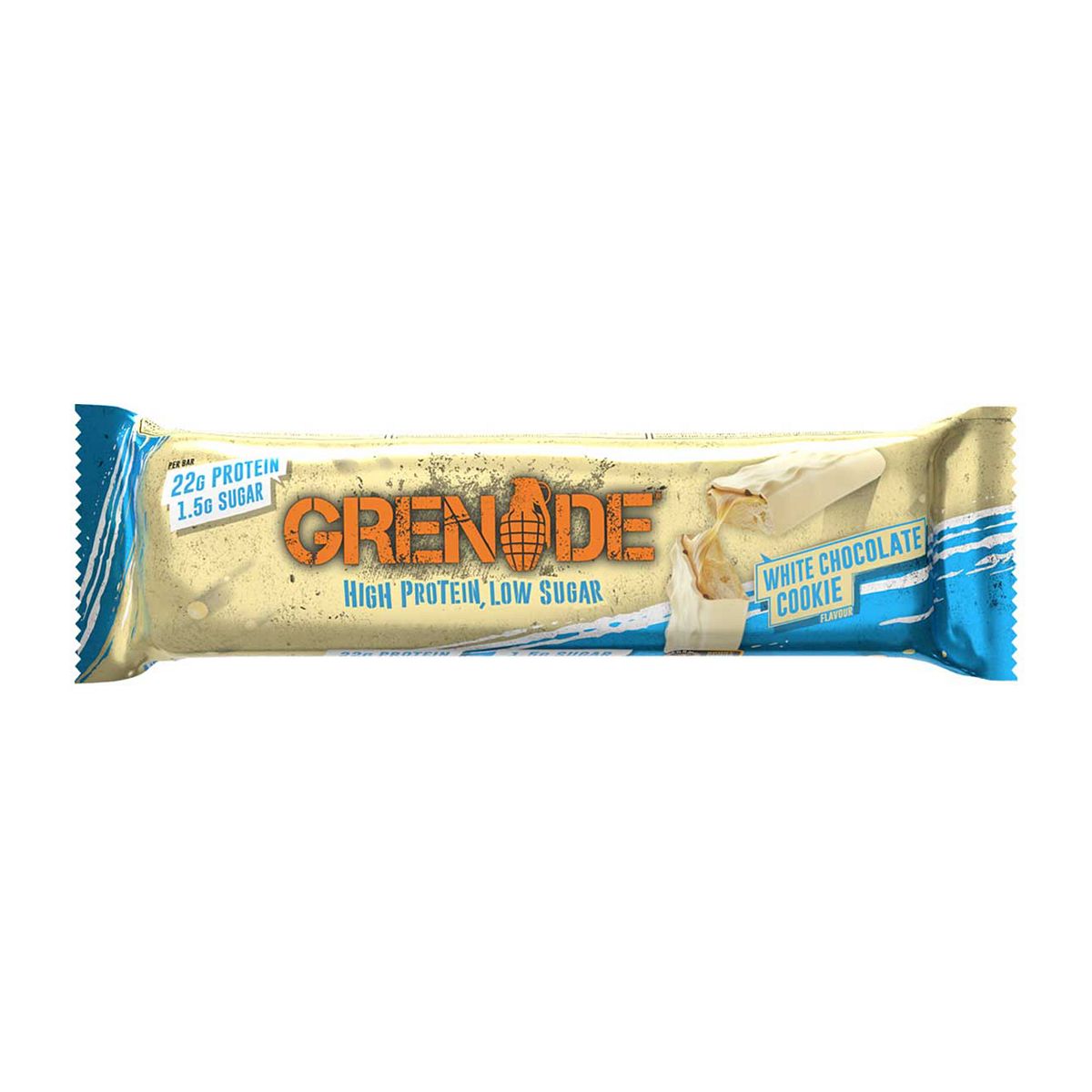 Grenade White Chocolate Cookie Protein Bar - 60G