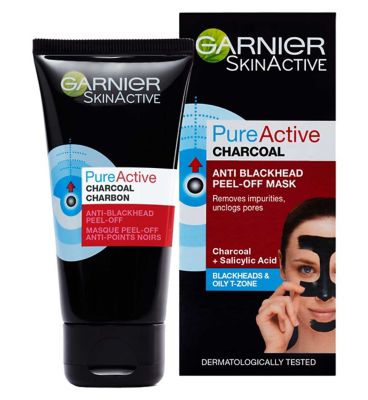 Garnier Pure Active Anti Blackhead Charcoal Mask Peel Off 50ml
