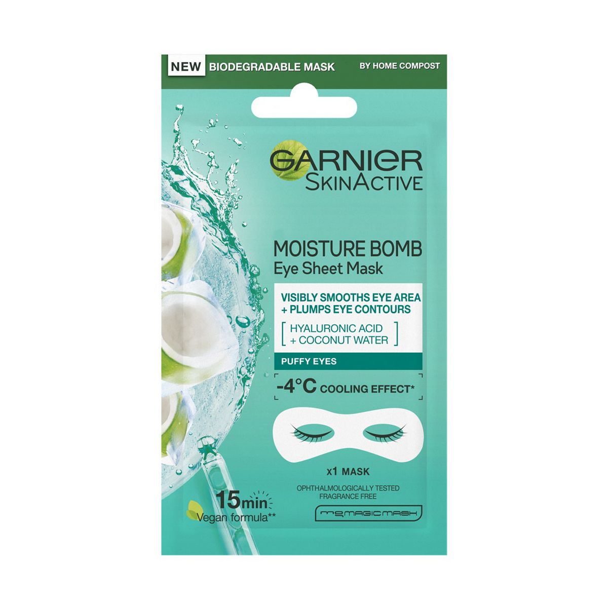 Garnier Moisture Bomb Coconut Water Eye Mask