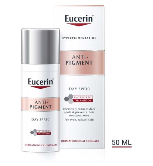 Tilbagekaldelse morgue Kommunist Eucerin Anti-Pigment Face Cream SPF 30 for all skin types 50ml - Boots