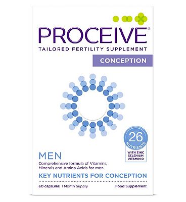 Proceive Advanced Fertility Supplement Men - 60 Capsules