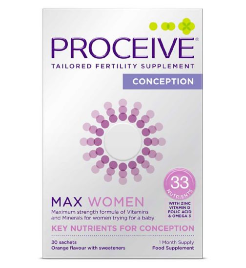 Proceive Advanced Fertility Supplement Max Women - 30 Sachets