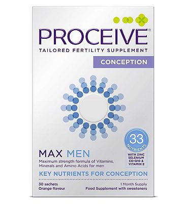 Proceive Advanced Fertility Supplement Max Men - 30 Sachets