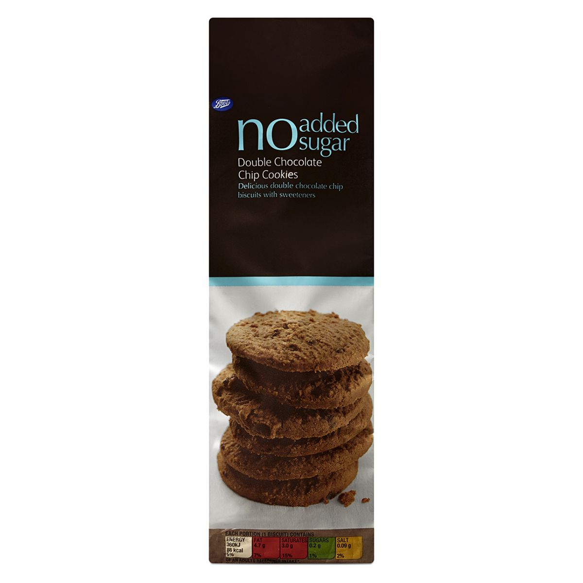   No Added Sugar Double Chocolate Chip Cookies (150G)