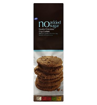 Boots No Added Sugar Double Chocolate Chip Cookies (150g)
