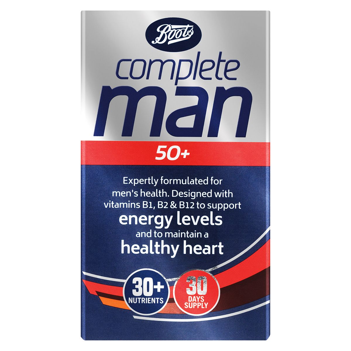 Boots Complete Man 50+ Multivitamins - 30 Tablets