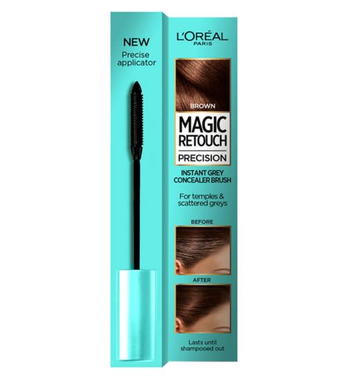 L'Oreal Magic Retouch Brown Precision Instant Grey Concealer Brush Boots