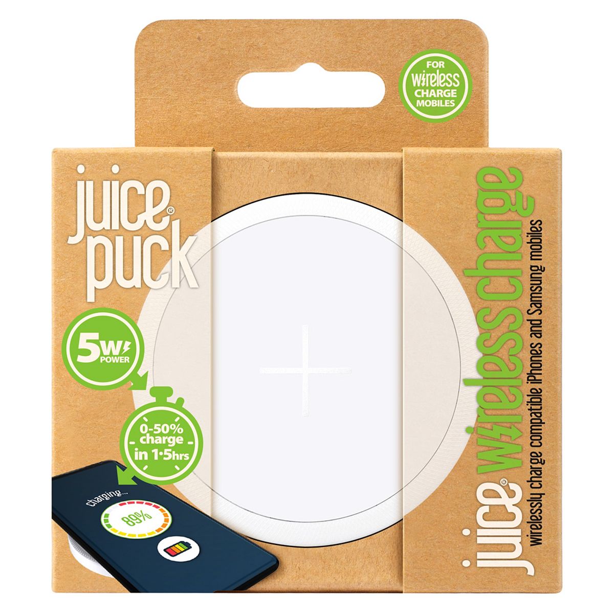 Juice Wireless Puck 5W White