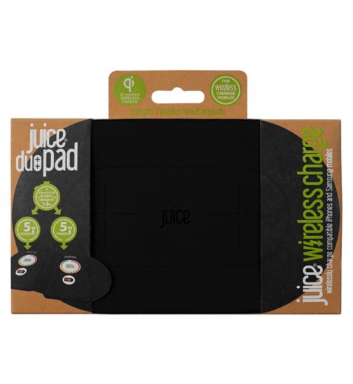 Juice Wireless Duo Pad 10W Black