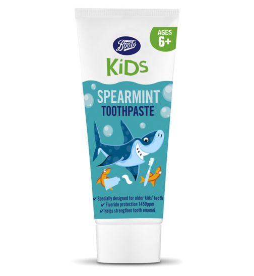Boots Kids Mint Toothpaste 6+yrs 75ml