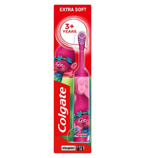 Colgate Kids 3+ Years Trolls Extra Soft Battery Toothbrush