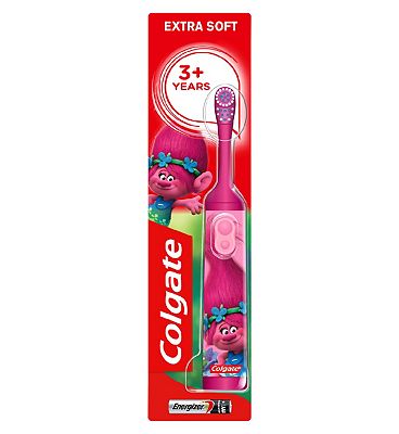 Colgate Kids 3+ Years Trolls Extra Soft Battery Toothbrush