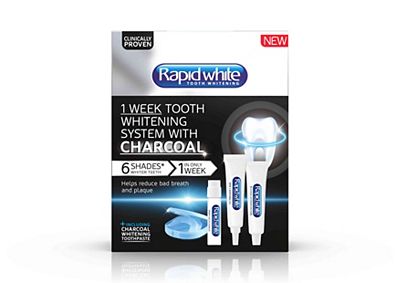 Rapid White 1 Week Charcoal Teeth Whitening Kit Review