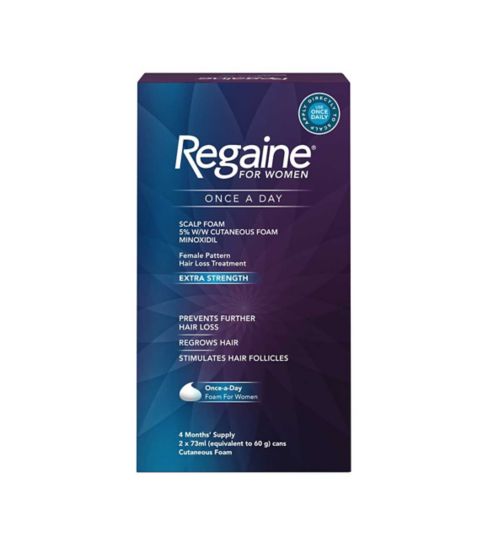 Regaine For Women Extra Strength Scalp Foam 5% W/W Cutaneous Foam - 4 Month Supply
