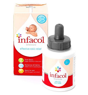 Infacol (Simeticone) Drops Dual Action relief of Colic and Wind 55ml