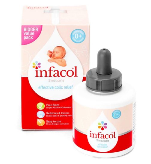 Infacol (Simeticone) Drops Dual Action relief of Colic and Wind 85ml