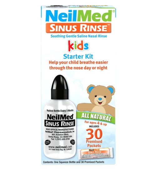 Neilmed Sinus Rinse Kids Starter Kit - 30 Premixed Packets