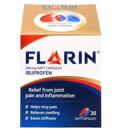 Flarin 200 mg Soft Capsules Ibuprofen - 30 soft capsules