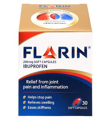 Flarin 200 mg Soft Capsules Ibuprofen - 30 soft capsules