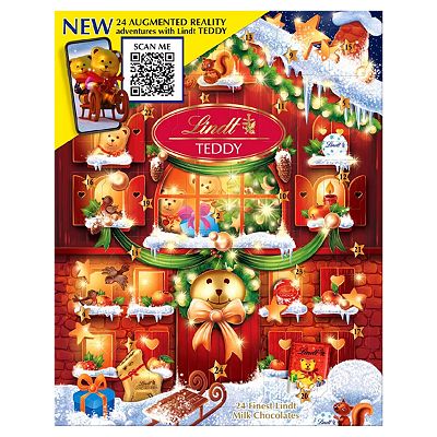 Lindt Milk Chocolate Teddy Advent Calendar 250g