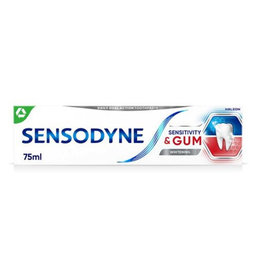Sensodyne Sensitivity & Gum Whitening Sensitive Flouride Toothpaste 75ml