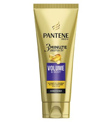 Pantene 3 Minute Miracle Volume Hair Conditioner 200ml