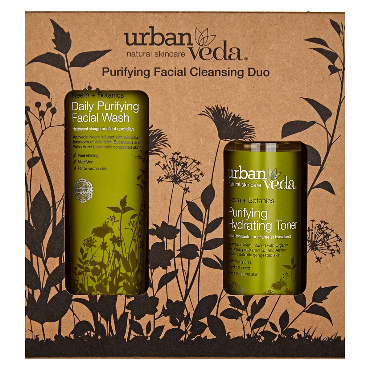 URBAN VEDA Purifying Facial Cleansing Duo