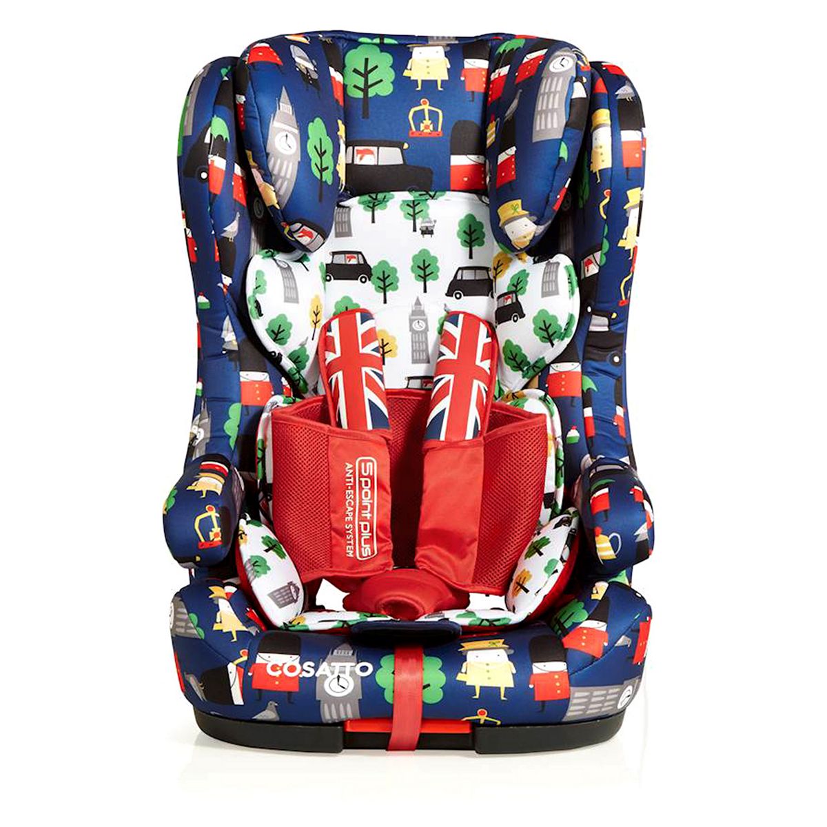 Cosatto Hubbub Group 123 Isofix Car Seat Britpop