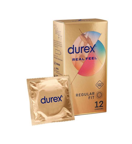 Durex Real Feel Non Latex Condoms  - 12 Pack