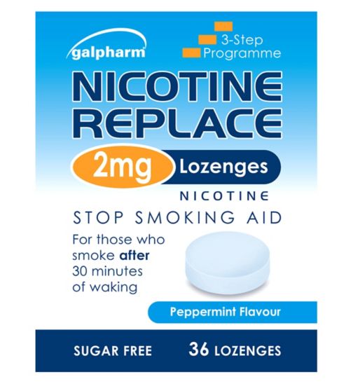 Galpharm Nicotine Replace 2mg Peppermint Flavour 36 Lozenges