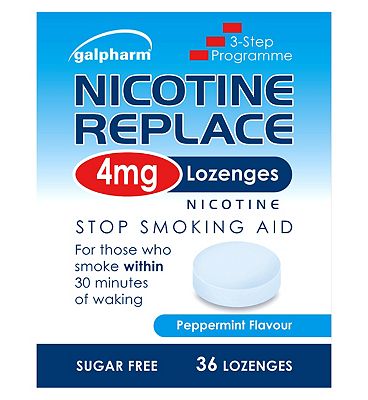 Galpharm Nicotine Replace 4 mg Peppermint Flavour 36 Lozenges