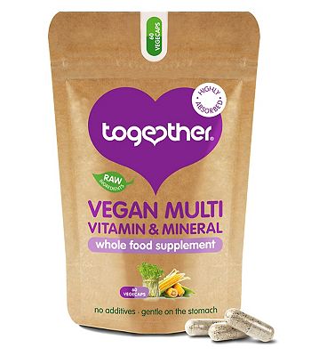 Together Vitamin B12 Multi Vit & Mineral for Vegetarians & Vegans 60 vegecaps Review