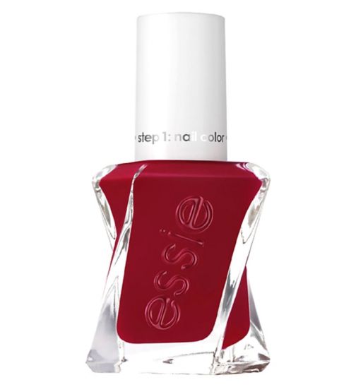 Essie Gel Couture 509 Paint The Gown Red Nail Polish