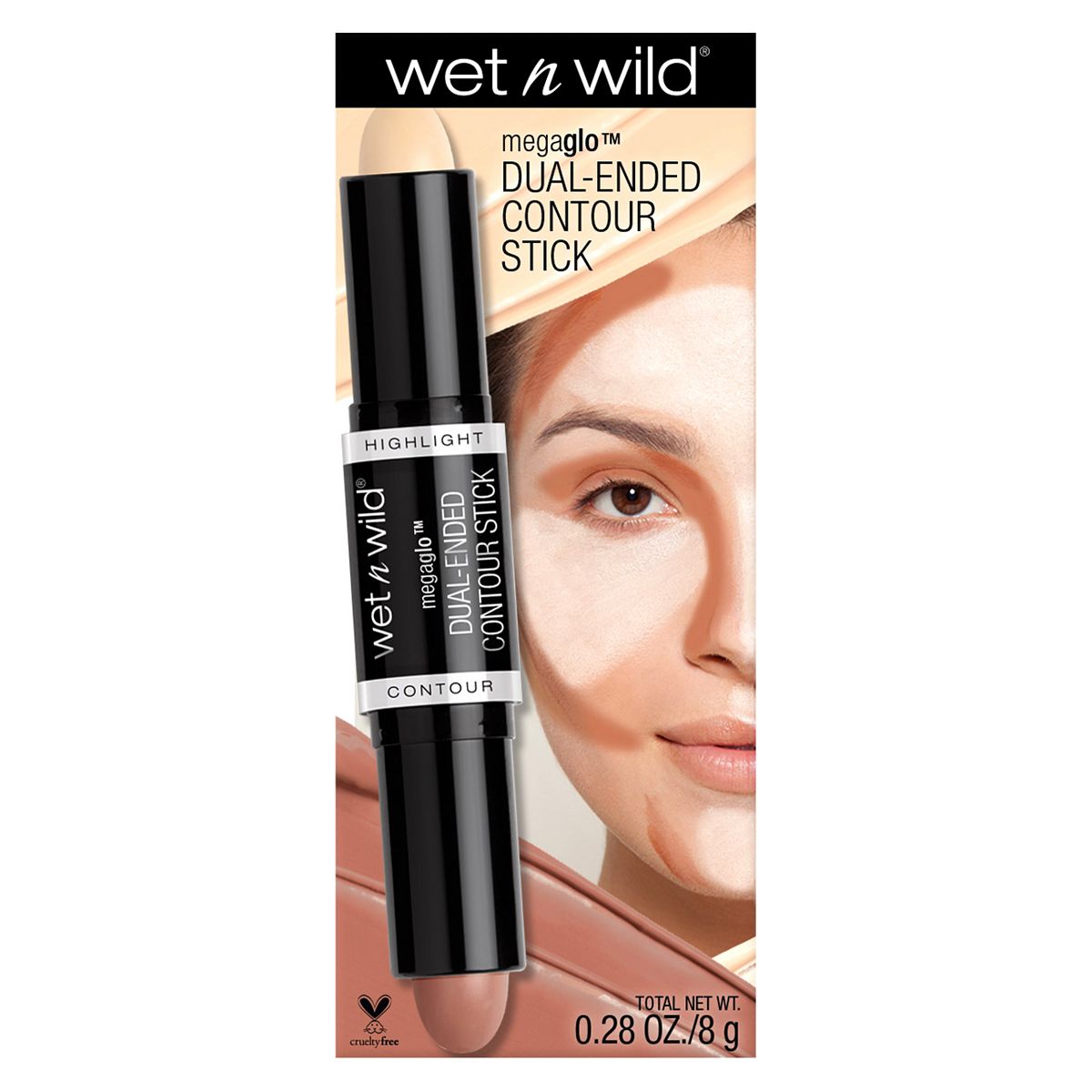 Wet N Wild Megaglo Dual-Ended Contour Stick Light/medium