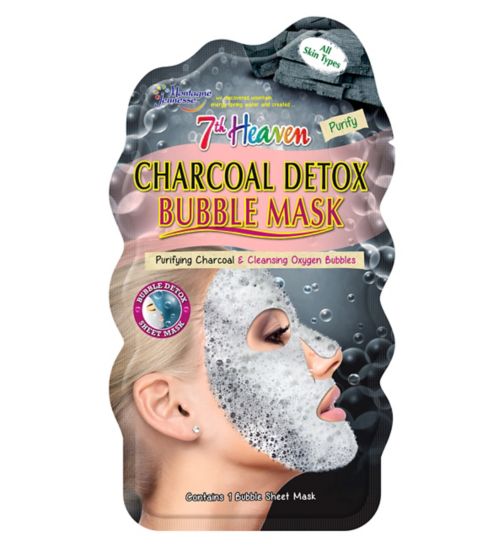 Montagne Jeunesse 7th Heaven Charcoal Detox Bubble Sheet Mask