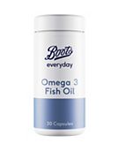 Boots Everyday Omega 3 Fish Oil 1000mg - 30 Capsules