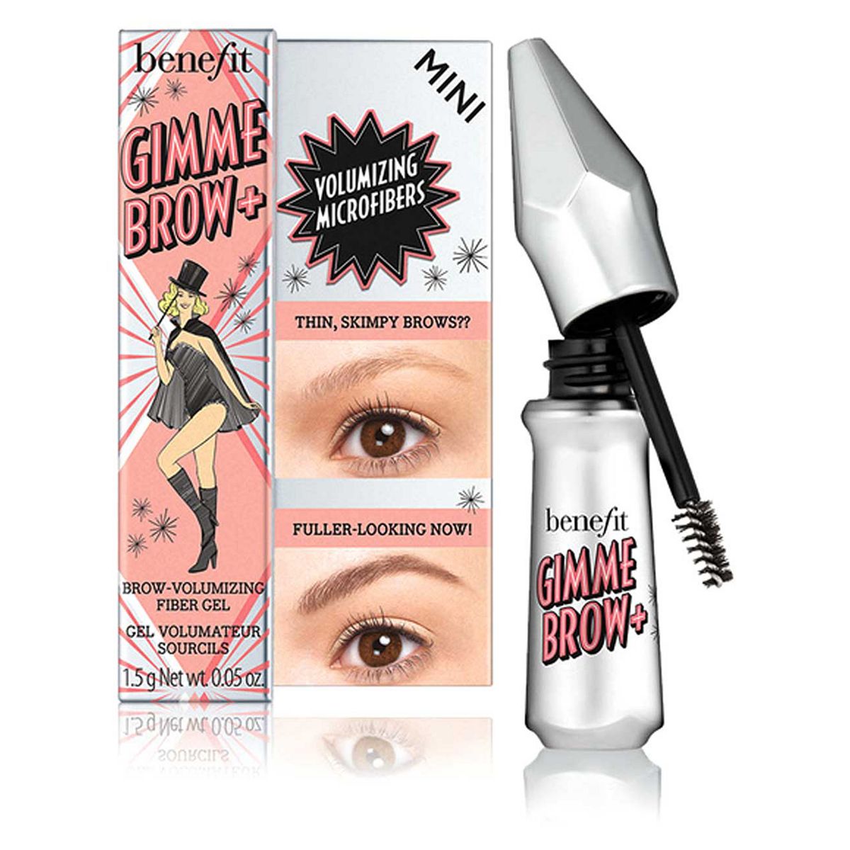 Benefit Gimme Brow+ Volumising Eyebrow Gel Mini 3.5