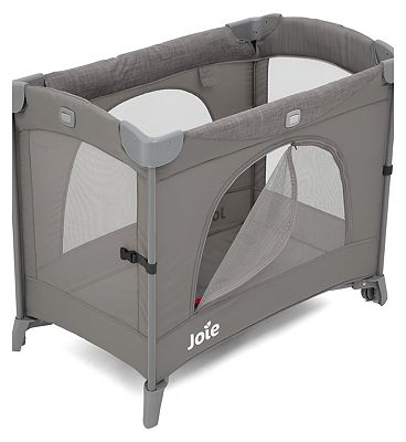 Joie Kubbie Sleep Travel Cot - Foggy Grey