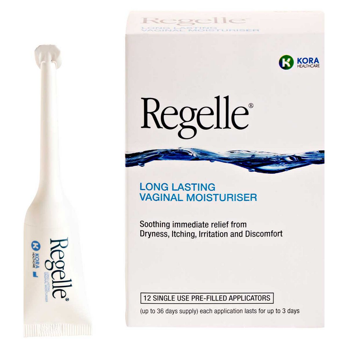 Regelle Long Lasting Vaginal Moisturiser - 12 Pack