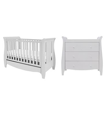 Tutti Bambini Roma Space Saver 2 Piece Room Set Dove Grey