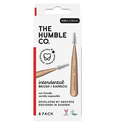 Humble Bamboo Interdental Brush 0.5mm 8 Pack