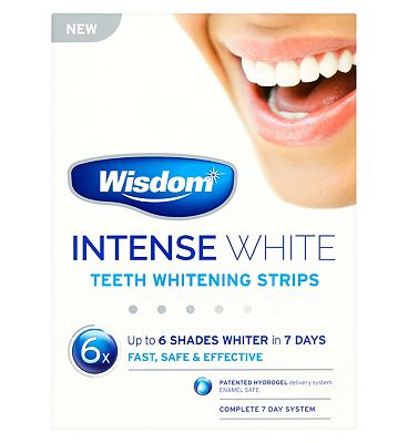 Wisdom Intense White Teeth Whitening Strips 7 Days