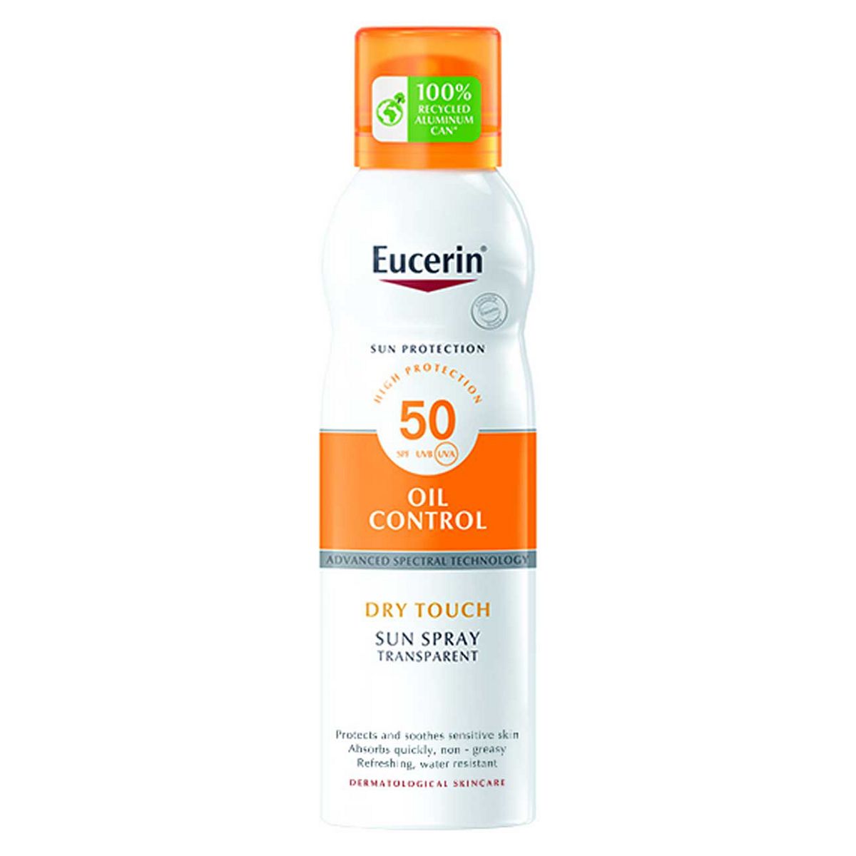 Eucerin Oil Control Dry Touch Sun Spray Spf50 For Sensitive & Acne-Prone Skin200 ml, 200ml
